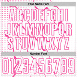 Custom White Pink Lightning Sports Sublimation Soccer Uniform Jersey