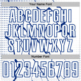 Custom White Royal Lightning Sports Sublimation Soccer Uniform Jersey