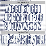 Custom White Navy Lightning Sports Sublimation Soccer Uniform Jersey