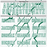 Custom White Kelly Green Lightning Sports Sublimation Soccer Uniform Jersey