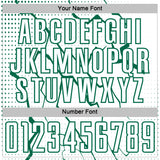 Custom White Kelly Green Lightning Sports Sublimation Soccer Uniform Jersey