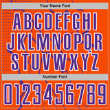 Custom Orange Purple-White Lightning Sports Sublimation Soccer Uniform Jersey