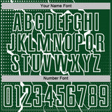 Custom Green White Lightning Sports Sublimation Soccer Uniform Jersey