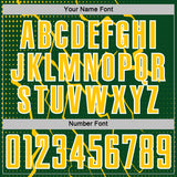 Custom Green Yellow-White Lightning Sports Sublimation Soccer Uniform Jersey