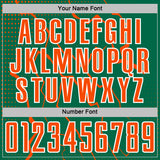 Custom Kelly Green Orange-White Lightning Sports Sublimation Soccer Uniform Jersey