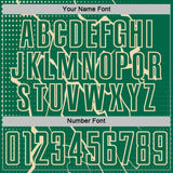 Custom Kelly Green Cream Lightning Sports Sublimation Soccer Uniform Jersey