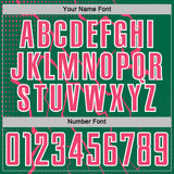 Custom Kelly Green Neon Pink-White Lightning Sports Sublimation Soccer Uniform Jersey