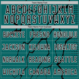 Custom Teal Black-White Lightning Sports Sublimation Soccer Uniform Jersey