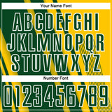 Custom Yellow Green-White Lines Sports Sublimation Soccer Uniform Jersey