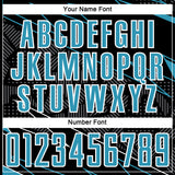 Custom Black Panther Blue-White Lines Sports Sublimation Soccer Uniform Jersey