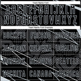 Custom Black Silver Lines Sports Sublimation Soccer Uniform Jersey