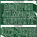 Custom Green White Lines Sports Sublimation Soccer Uniform Jersey