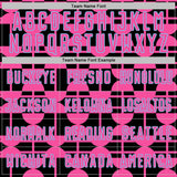 Custom Black Pink-Light Blue Geometric Shapes Sports Sublimation Soccer Uniform Jersey