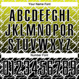 Custom Neon Yellow Black-White Lightning Sports Sublimation Soccer Uniform Jersey