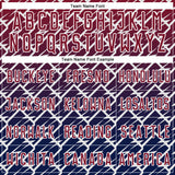 Custom Crimson Navy-White Lightning Sports Sublimation Soccer Uniform Jersey