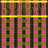 Custom Black Pink-Light Yellow Pinstripe Line Sports Sublimation Soccer Uniform Jersey