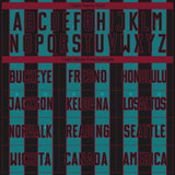 Custom Black Teal-Crimson Pinstripe Line Sports Sublimation Soccer Uniform Jersey