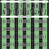 Custom Black Pea Green-White Pinstripe Line Sports Sublimation Soccer Uniform Jersey