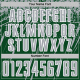 Custom Green Gray-White Splash Sports Sublimation Soccer Uniform Jersey