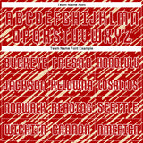 Custom Red Cream-White Line Sports Sublimation Soccer Uniform Jersey
