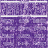 Custom Purple Light Purple-White France Speckle Sublimation Soccer Uniform Jersey