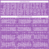 Custom Medium Purple White-Light Purple Digital Geometric Fragment Speckles Sublimation Soccer Uniform Jersey