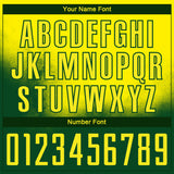 Custom Light Yellow Green Brasil Spray Gradient Sublimation Soccer Uniform Jersey