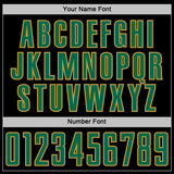 Custom Black Kelly Green-Old Gold Digital Camo Raglan Sleeves Sublimation Soccer Uniform Jersey