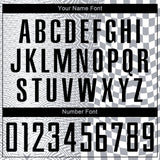 Custom Gray Black-White Geometric Patchwork Asymmetry Checkered Zigzag Lines Sublimation Soccer Uniform Jersey
