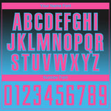 Custom Black Pink-Sky Blue Gradient Style Twinkle Star Sublimation Soccer Uniform Jersey