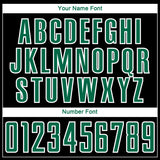 Custom Black Kelly Green Gray-White Abstract Geometric Stripe Fragment Sublimation Soccer Uniform Jersey
