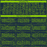 Custom Navy-Neon Green Abstract Wave Lines Interlocking Sublimation Soccer Uniform Jersey