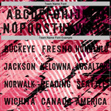 Custom Light Pink-Black Abstract Swirl Wave Grunge Splatter Sublimation Soccer Uniform Jersey