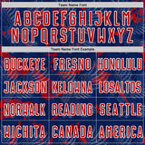 Custom US Navy Blue Red-White USA Style Patriotic American Bald Eagle Sublimation Soccer Uniform Jersey