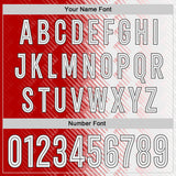Custom Red White-Black Split Brush Stroke Diagonal Stripe England Style Sublimation Soccer Uniform Jersey