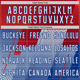 Custom Red White-Royal Geometric Diagonal Block Halftone Grid Sublimation Soccer Uniform Jersey