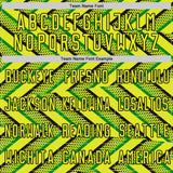Custom Neon Yellow Black-Green Geometric Chevron Halftone Dot Australia Style Sublimation Soccer Uniform Jersey
