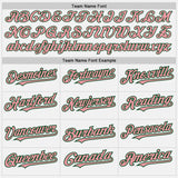 Custom White Green Pinstripe Medium Pink Two-Button Unisex Softball Jersey