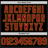 Custom Black Maroon-Gold Two-Button Unisex Softball Jersey