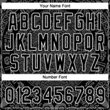 Custom Black Steel Gray-White Ethnic Aztec Mexican Heritage Two-Button Unisex Softball Jersey