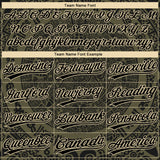 Custom Olive Black-Cream Ethnic Aztec Mexican Heritage Two-Button Unisex Softball Jersey