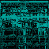Custom Black Aqua Dripping Splatter Paint Two-Button Unisex Softball Jersey