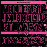 Custom Black Pink Pink Ribbon Breast Cancer Awareness Month Women Health Care Support Two-Button Unisex Softball Jersey