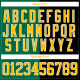 Custom Black Gold Kelly Green-White Split Fashion Hockey Lace Neck Jersey