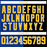 Custom Black Gold Royal-White Split Fashion Hockey Lace Neck Jersey