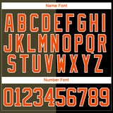 Custom Black Orange Olive-White Split Fashion Hockey Lace Neck Jersey