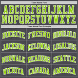 Custom Steel Gray Neon Green-White Authentic Basketball Jersey
