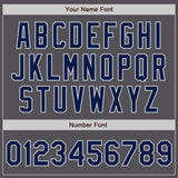Custom Steel Gray Silver Authentic Baseball Jersey