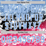 Custom Stitched Tie Dye Light Blue-White Watercolor Cloud Splash Pullover Sweatshirt Hoodie