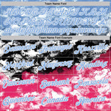 Custom Stitched Tie Dye Light Blue-White Watercolor Cloud Splash Pullover Sweatshirt Hoodie